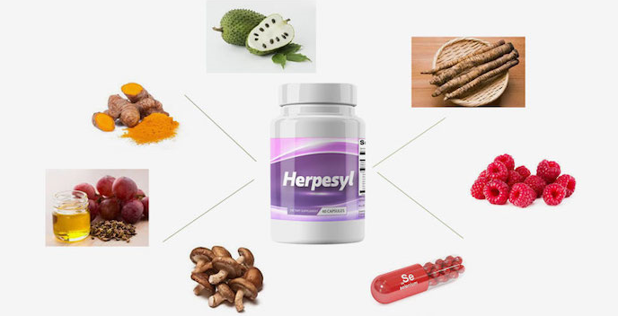 Ingredients of Herpesyl